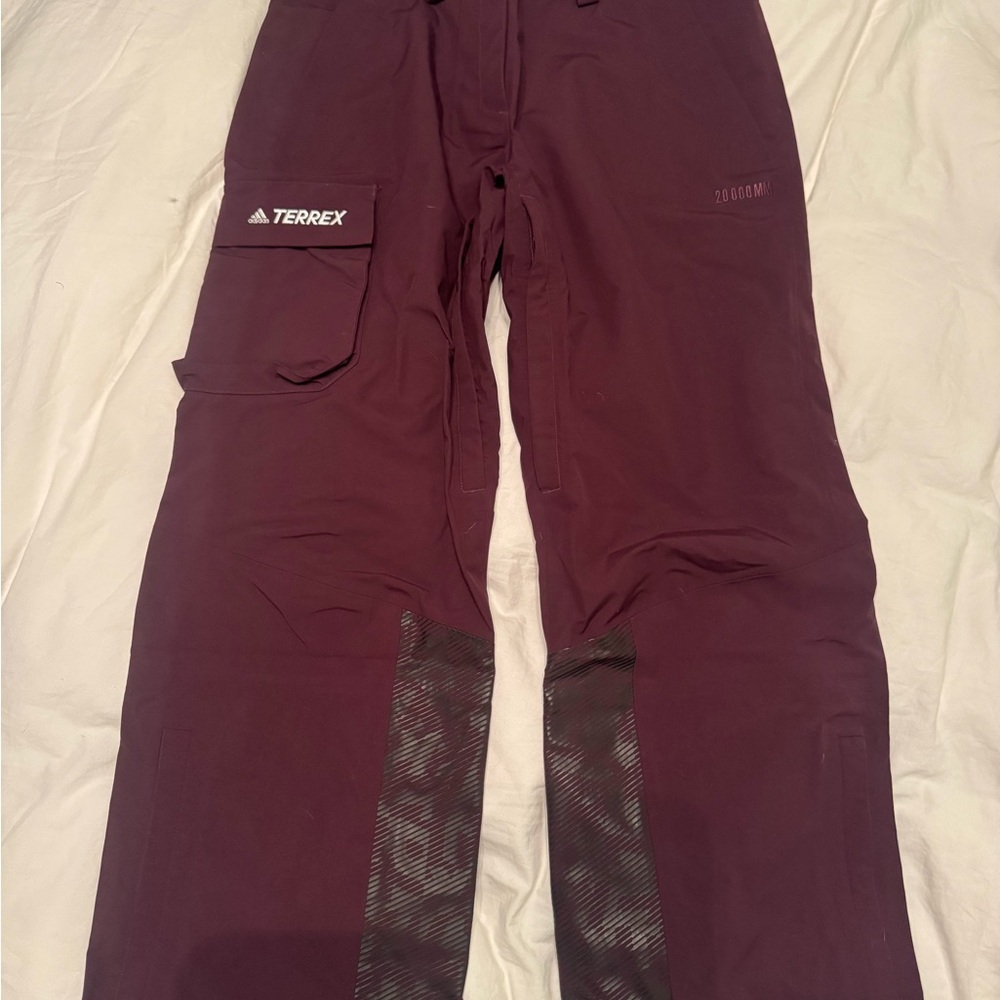 Women's Adidas Terrex Purple/Burgundy Snow Pants $400 Retail!!